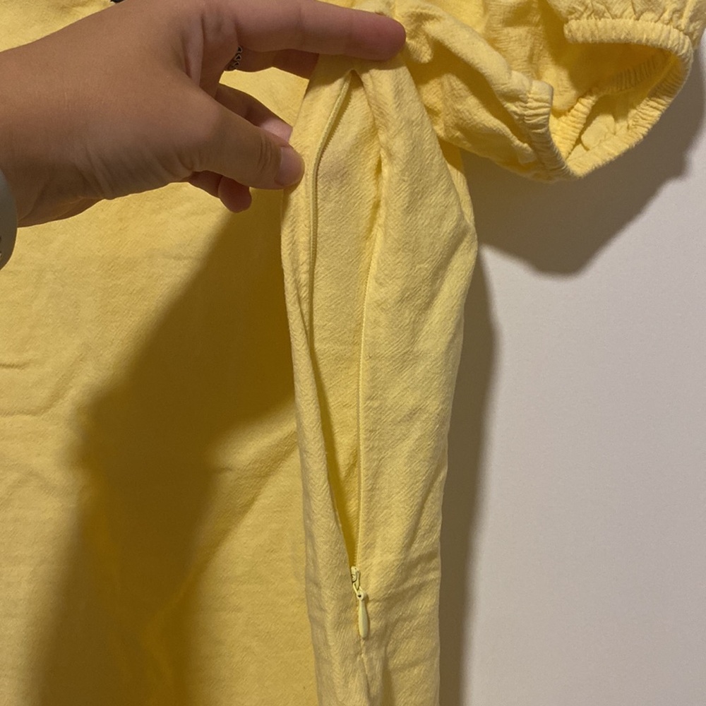 Vero Moda Butter Yellow Mini Dress - Picture 6 of 12